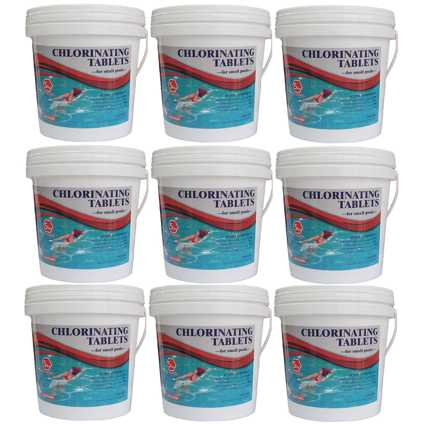 Swim Chlorine Tablets - 45 lbs